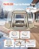 VEVOR Pop up Bubble Tent, 11 x 10.2 ft Waterproof & UV-Resistant, Clear Camping Tent Shelter, Outdoor Garden Dome Igloo Tents with Windows